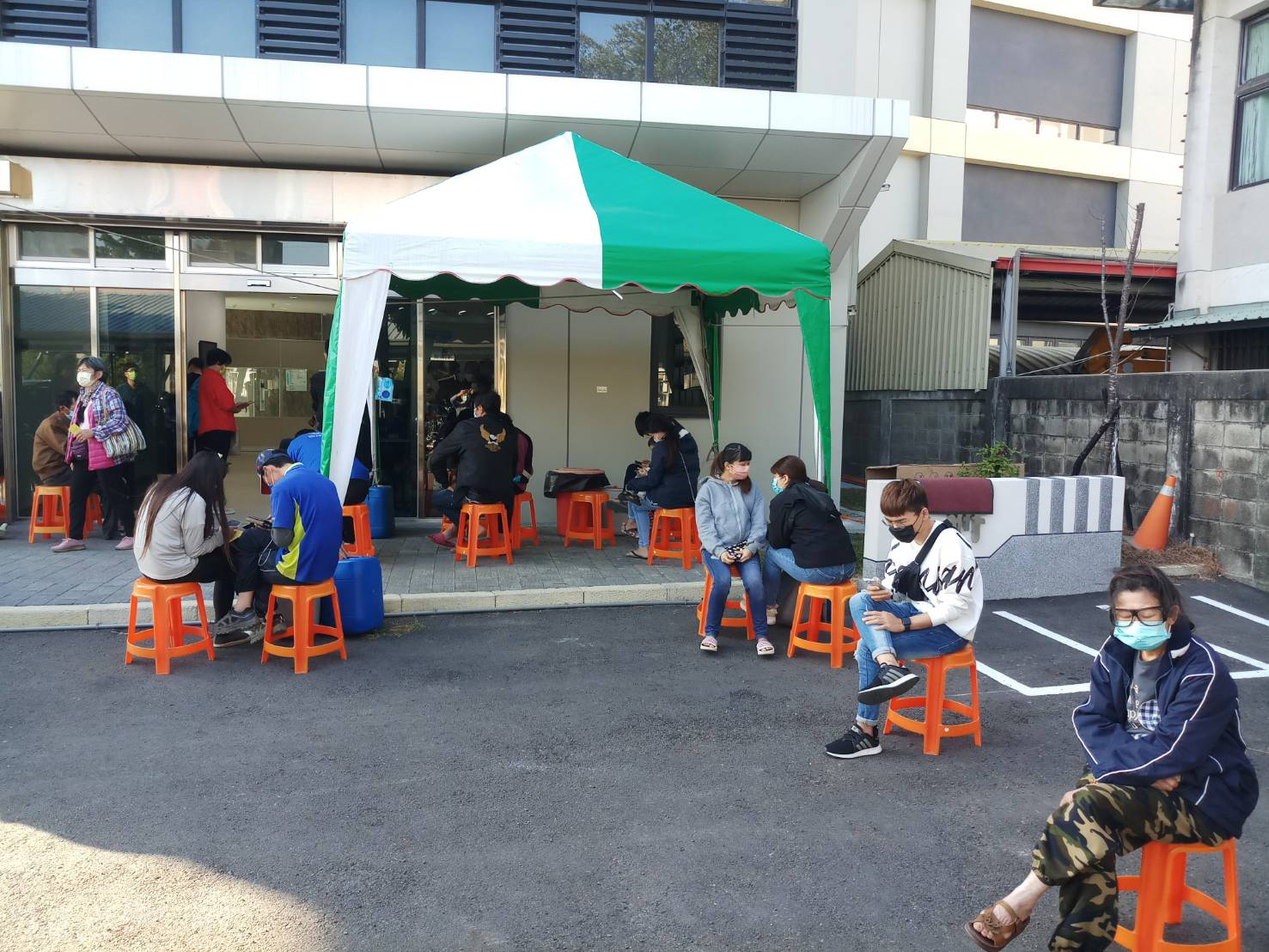 110年12月6日(一)溪州衛生所新冠肺炎疫苗接種活動照片2